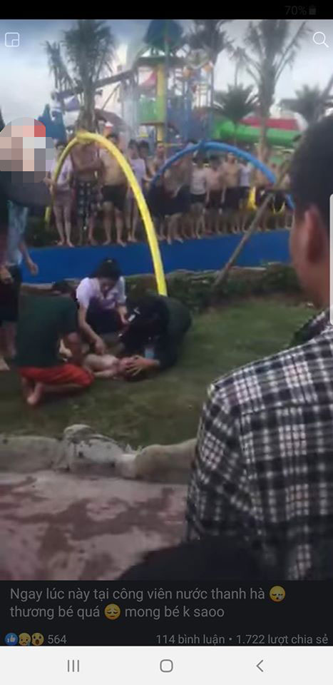 Gặp nạn trong công viên nước mới khai trương ở Hà Nội, bé 2 tuổi tử vong - 1