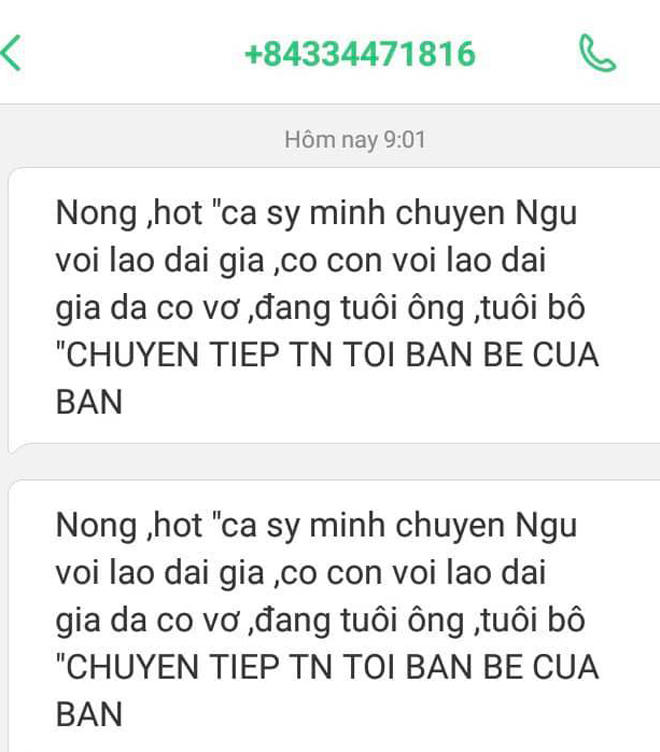 Nữ ca sỹ bị tống tiền, tung tin nhắn nhạy cảm là ai? - 2