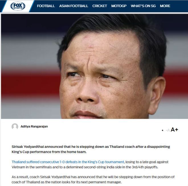 Thua Việt Nam, ĐT Thái Lan khủng hoảng: Báo châu Á lộ 2 lí do HLV từ chức - 1