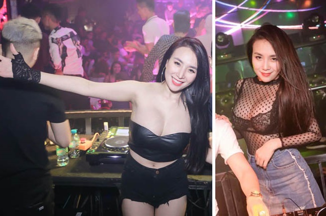 Trang phục đánh nhạc DJ của Thảo Bebe trông sẽ khác biệt hơn khi vào các dịp lễ, Tết. Ví dụ ngày 20.11 &#40;hóa thân thành cô giáo&#41;, Halloween &#40;hóa thân ma quỷ&#41;...