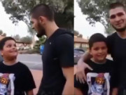 Bóng đá - Ép fan Messi nói lời kinh khủng về Real: &quot;Đại bàng&quot; Khabib bắt nạt trẻ con