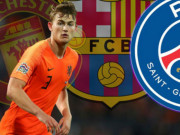 Bóng đá - &quot;Bom tấn&quot; De Ligt chốt tương lai: Đắn đo 2 bến đỗ, MU hay Barca hả hê?