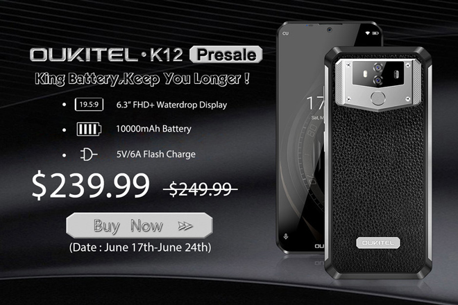 Trình làng chiếc smartphone giá cực rẻ, pin vô địch – Oukitel K12 - 1