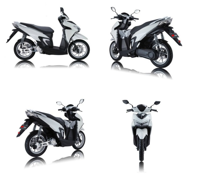 NÓNG: Xuất hiện xe ga điện giống hệt Honda Vario 125/150 - 1