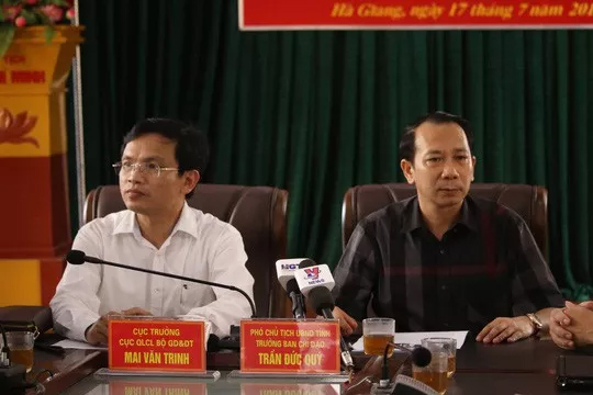 Vụ gian lận thi cử ở Hà Giang: Kỷ luật &#34;cảnh cáo&#34; Phó chủ tịch tỉnh và Cựu Giám đốc Sở GD-ĐT - 1