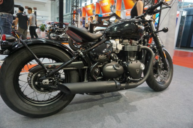 Triumph Bobber Black 2019 tại Vietnam AutoExpo 2019 diễn ra tại Hà Nội cách đây chưa lâu.