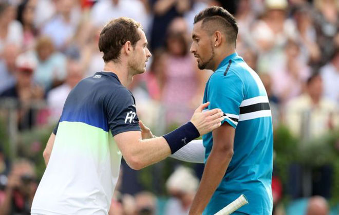 “Gã điên” Kyrgios lại làm loạn tennis: &#34;Phũ&#34; với Murray, chửi đổng trọng tài - 1