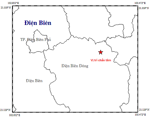 Động đất 4,0 độ richter ở Điện Biên - 1