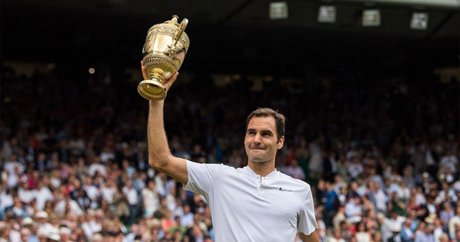 Federer chạy đà tốt Wimbledon: Đua Grand Slam 2019 thành thế “Tam quốc”? - 3