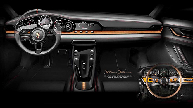 Posrche sẽ giới thiệu gói thiết kế Heritage Design cho dòng xe 911 vào năm sau - 1
