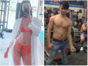 Đời sống Showbiz - Lệ Rơi và loạt sao Việt nghiện gym &quot;gây sốt&quot; với hình ảnh khoe cơ bắp