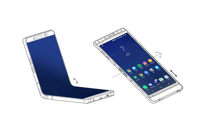 Samsung sẽ thu nhỏ Galaxy Fold 2, thiết kế gập ngang như Motorola RAZR - 1