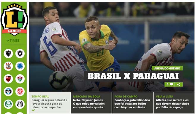 Brazil nghẹt thở vào bán kết Copa America: Báo chí ngợi ca &#34;siêu nhân&#34; nào? - 3