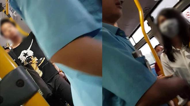 Thủ dâm sau lưng 2 cô gái trên xe buýt, nam thanh niên bị phạt 200.000 đồng - 1