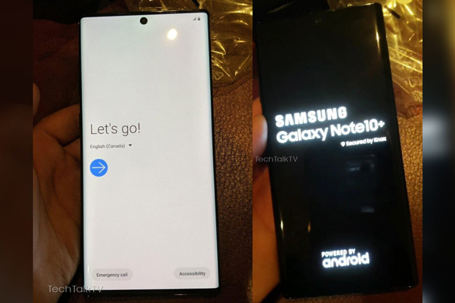 HOT: Chưa ra mắt, Galaxy Note 10+ đã lộ ảnh trên tay - 1