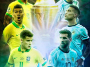 Bóng đá - Siêu kinh điển Copa America: Brazil sợ Argentina vì Messi... &quot;tịt ngòi&quot;