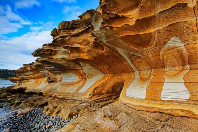 Đảo Maria, Tasmania: Hòn đảo kì thú của vùng đất Tasmania sở hữu những quần thể hóa thạch cổ, có nhiều vách đá vôi và sa thạch từ hằng triệu năm về trước.