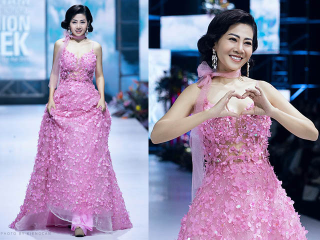 Đấu giá váy đính 5.000 hoa 3D của Mai Phương hỗ trợ bé Lavie