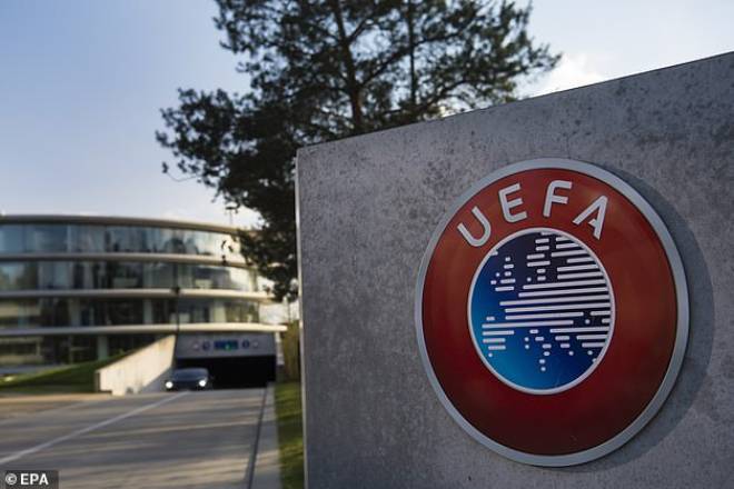 UEFA tiến hành nhóm họp trực tuyến từ Nyon, Thụy Sỹ