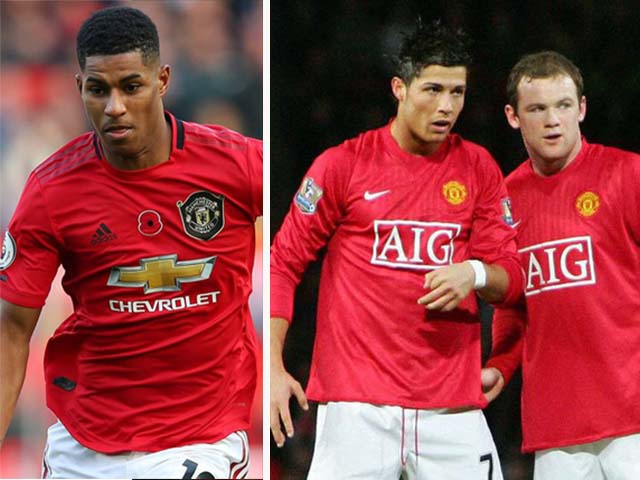 Rashford chọn siêu đội hình MU: Ronaldo - Rooney tái hợp