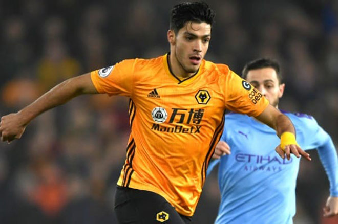 Raul Jimenez từng ghi bàn giúp Wolves thắng ĐKVĐ Man City 3-2 ở vòng 19 giải Ngoại hạng Anh