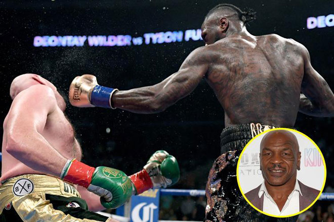 Mike Tyson (ảnh nhỏ) cổ vũ Deontay Wilder tự tin phục hận Tyson Fury