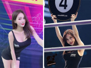 Media - Thân hình chuẩn như người mẫu của &quot;ring girl&quot; xinh đẹp bậc nhất giải võ thuật Singapore