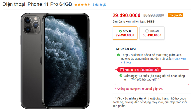 iPhone tháng 4 đua nhau giảm, iPhone XS Max giảm tới 05 triệu - 3