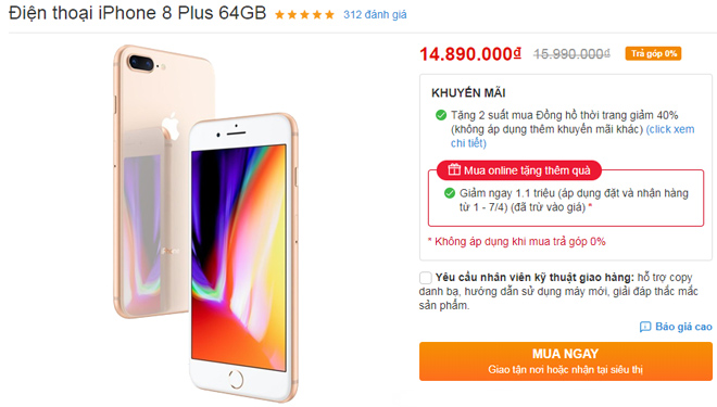 iPhone tháng 4 đua nhau giảm, iPhone XS Max giảm tới 05 triệu - 5