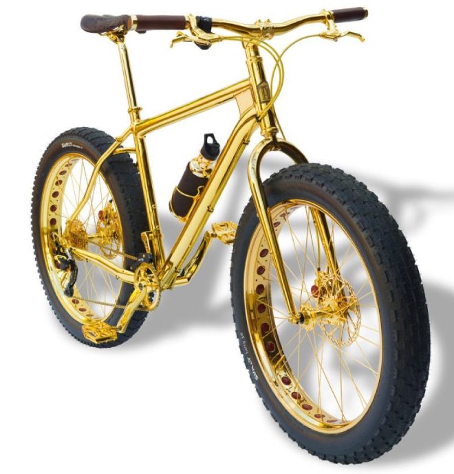 Xe đạp mạ vàng ròng 24K giá 1 triệu đô.