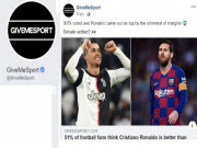 Bóng đá - Ronaldo vượt Messi ở bầu chọn Cầu thủ vĩ đại nhất, khoe tóc đẹp nhờ mỹ nhân