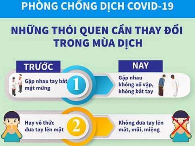 Những thói quen cần thay đổi trong mùa dịch Covid-19