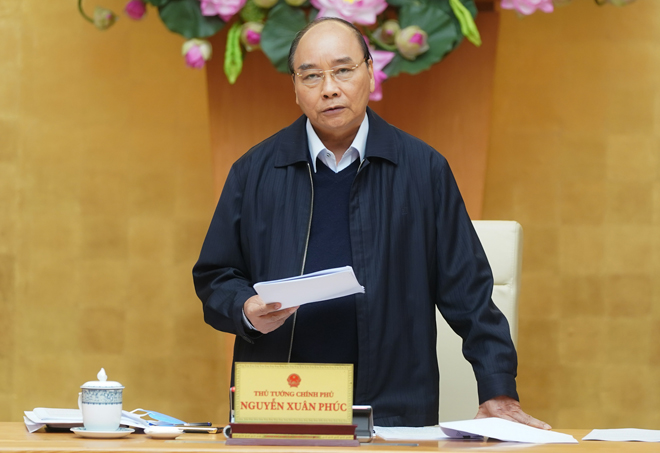 Thủ tướng Chính phủ Nguyễn Xuân Phúc. Ảnh: VGP/Quang Hiếu.