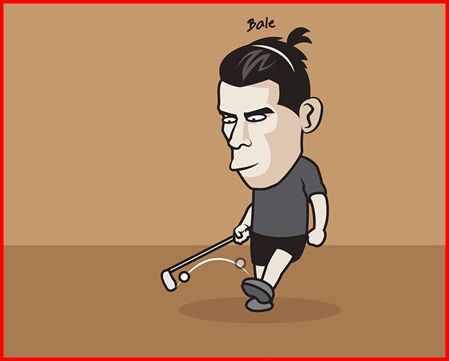 Tranh thủ đợt nghỉ tránh dịch, Gareth Bale lại đi chơi golf.