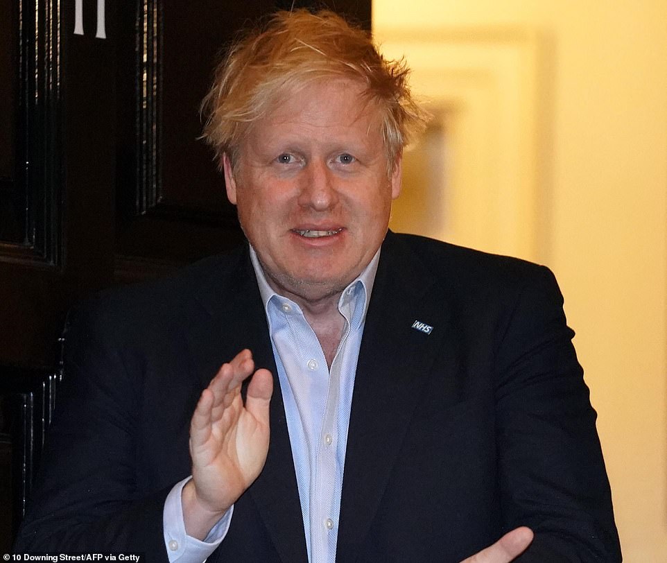 Ảnh chụp Thủ tướng Anh Boris Johnson ngày 2.4.