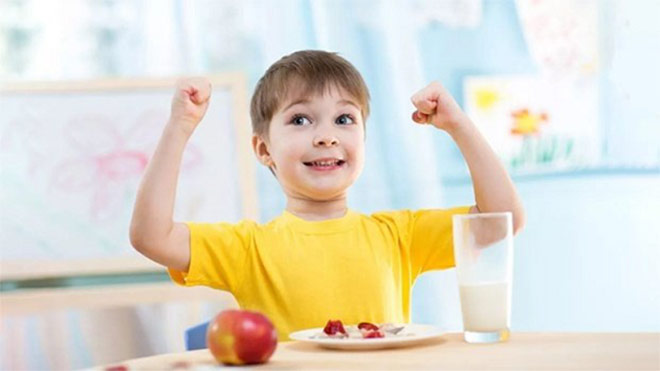 Dinh dưỡng đúng cách giúp nâng cao đồng bộ hoạt động của hệ miễn dịch ở trẻ nhỏ