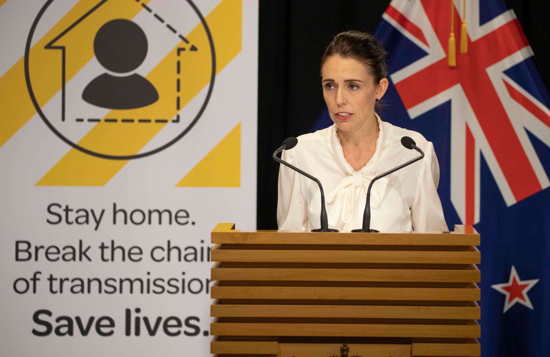 Thủ tướng&nbsp;New Zealand - bà Jacinda Ardern, nhà lãnh đạo nữ được cho là đã phản ứng tốt với dịch bệnh (ảnh: Washington Post)