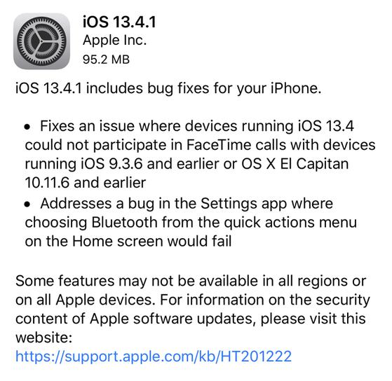 iOS 13.4.1 khắc phục nhiều lỗi còn tồn đọng trước đó. Ảnh: Forbes