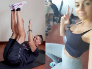 Làm đẹp - CR7 tập gym 3-4 tiếng/ngày ngay ở nhà để không mất khối cơ bắp khi tự cách ly