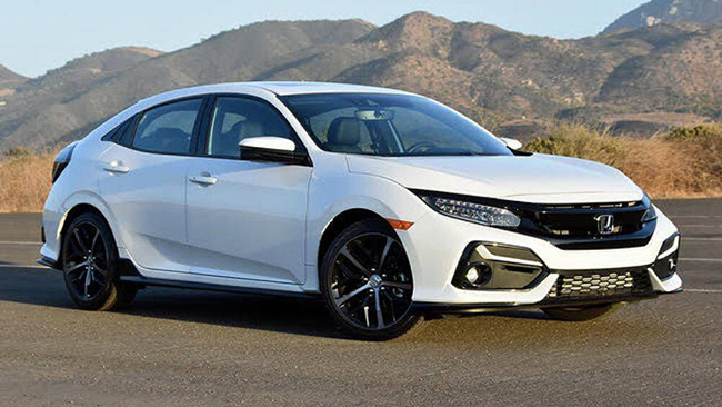 1. Honda Civic Hatchback 2020 (giá khởi điểm: 21.750 USD)
