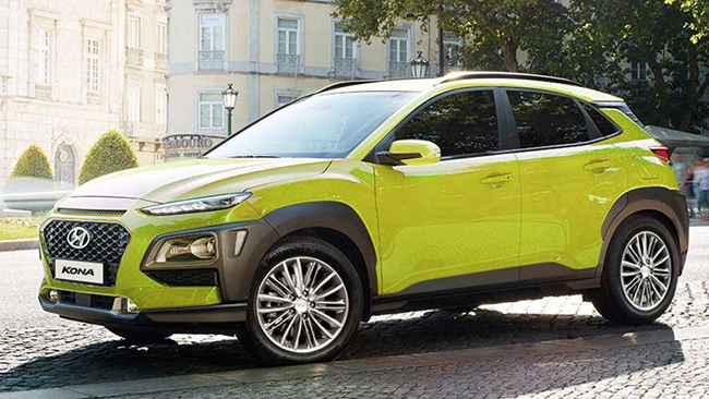 3. Hyundai Kona 2020 (giá khởi điểm: 20.300 USD)
