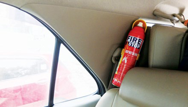 Đề xuất bỏ quy định ôtô 4 chỗ phải lắp bình chữa cháy - 1