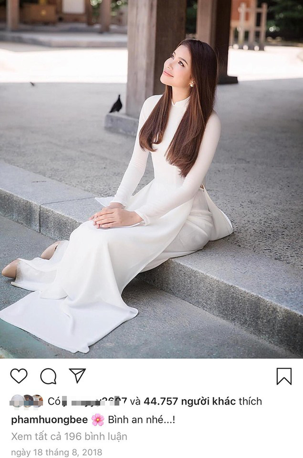 Trang Instagram hàng nghìn bức ảnh của Phạm Hương chỉ còn duy nhất 1 ảnh công khai ít ngày trước.