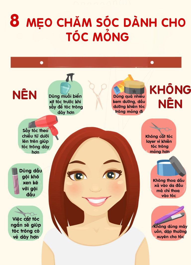 Nàng tóc mỏng nhất định phải biết những mẹo chăm sóc tóc này - 1