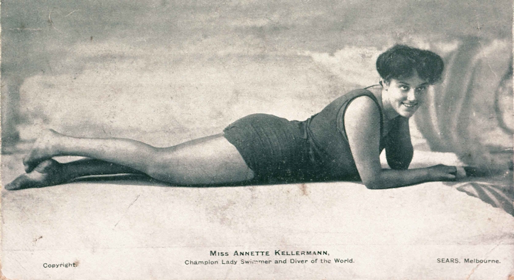 Trang phục áo tắm của vận động viên&nbsp;Annette Kellerman.