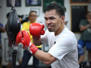 Thể thao - &quot;Ông trùm&quot; Pacquiao tập cực sung: Lộ thời điểm “tái xuất giang hồ”