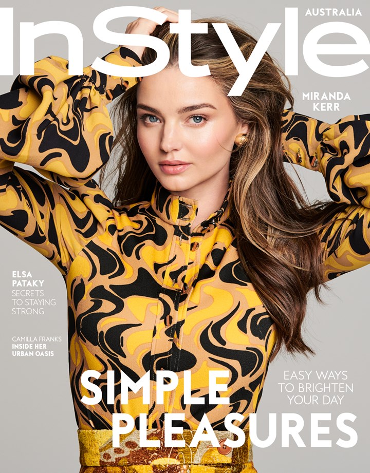 Miranda Kerr xuất hiện trên bìa tạp chí InStyle số mới.