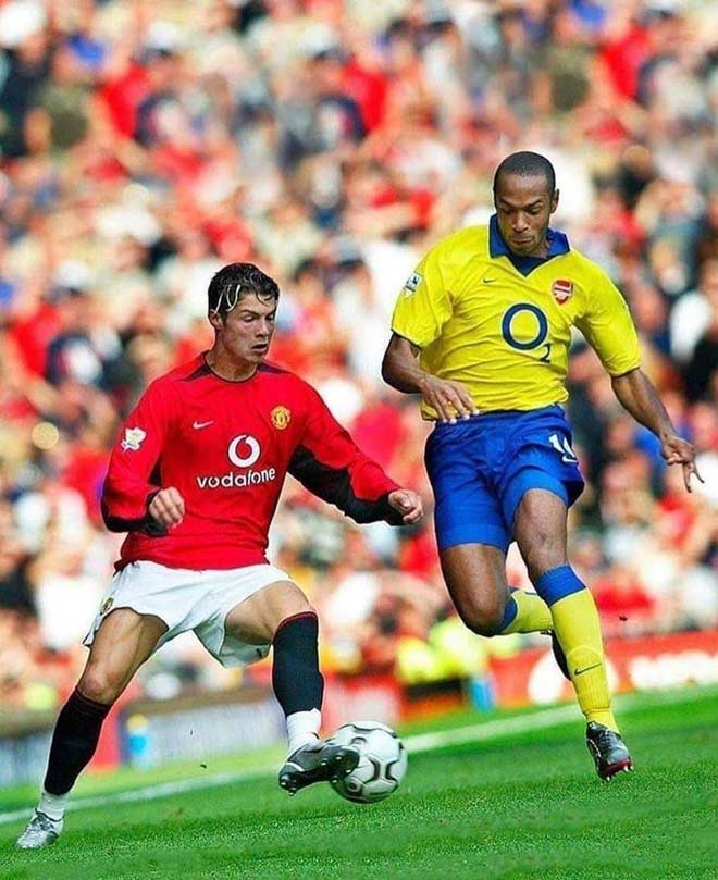 Các fan đánh giá "Con trai thần Gió" Thierry Henry vẫn xuất sắc hơn Cristiano Ronaldo trong kỷ nguyên Premier League (từ năm 1992 đến nay)