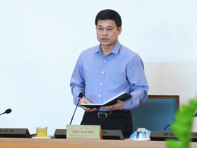 Ông Ngô Văn Quý - Phó Chủ tịch UBND TP.Hà Nội