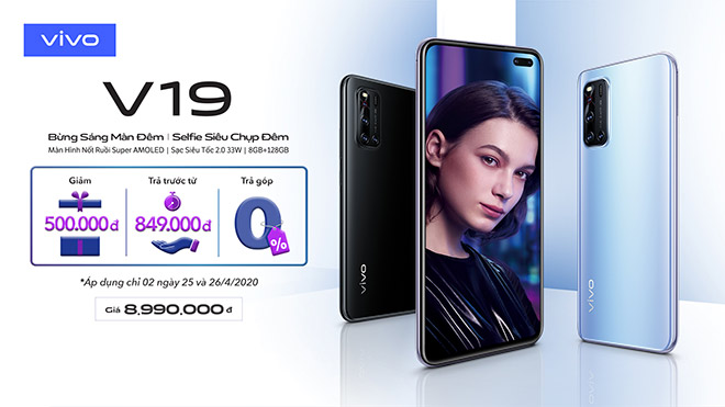 vivo V19 ra mắt với giá 8,99 triệu đồng hứa hẹn “Bừng Sáng Màn Đêm” - 1